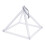 Clear Quartz Crystal Singing Pyramid 8" Crystal Singing Bowl 1