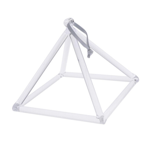 Clear Quartz Crystal Singing Pyramid 8" Crystal Singing Bowl 2