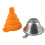 3D Printer Metal UV Resin Filter Cup+Silicon Funnel for 3D Printer 1
