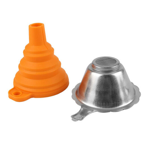3D Printer Metal UV Resin Filter Cup+Silicon Funnel for 3D Printer