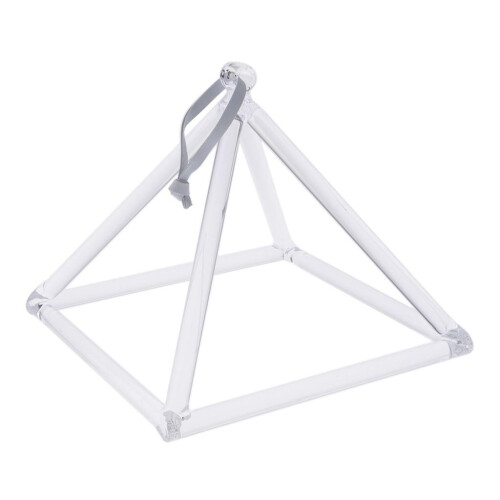 Clear Quartz Crystal Singing Pyramid 8" Crystal Singing Bowl 1