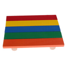 Wooden Multicolored Platform Toy Pet Hamster Mice Guinea Pigs Excise T