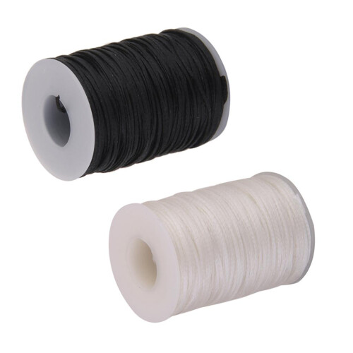 2pcs 70 Meters Flat Line Waxed Thread For Leather Craft 1.2mm