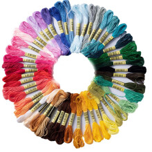 Premium Rainbow Color Embroidery Floss Cross Stitch Threads