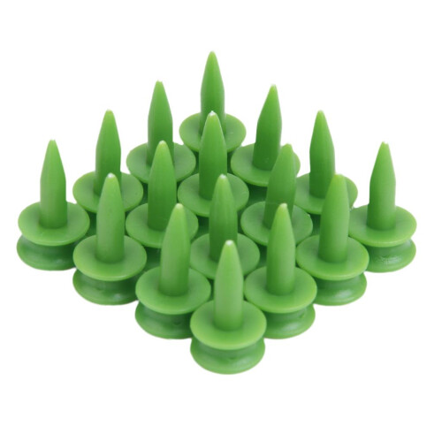 100pcs Golf Tee Double-deck Green Tees 23mm 2