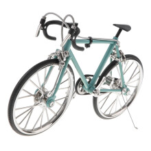 1:10 Scale Alloy Diecast Racing Bike Model Replica Bicycle Toy Peacock