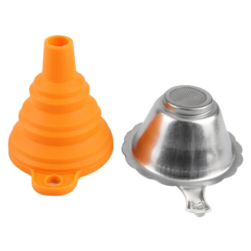 3D Printer Metal UV Resin Filter Cup+Silicon Funnel for 3D Printer 1