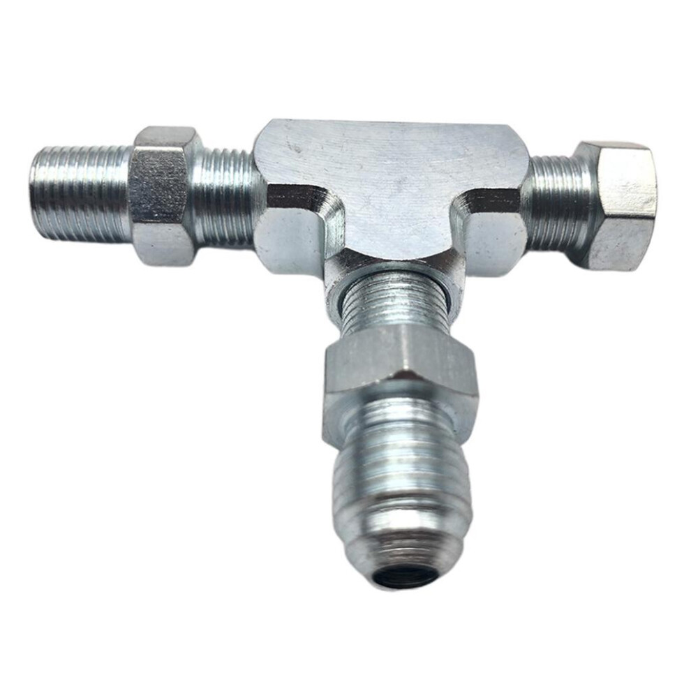 Adapter Fitting 3 Way 1/8" Npt Iff To 4An Plug Oil Feed Pressure Senso 6901423360174