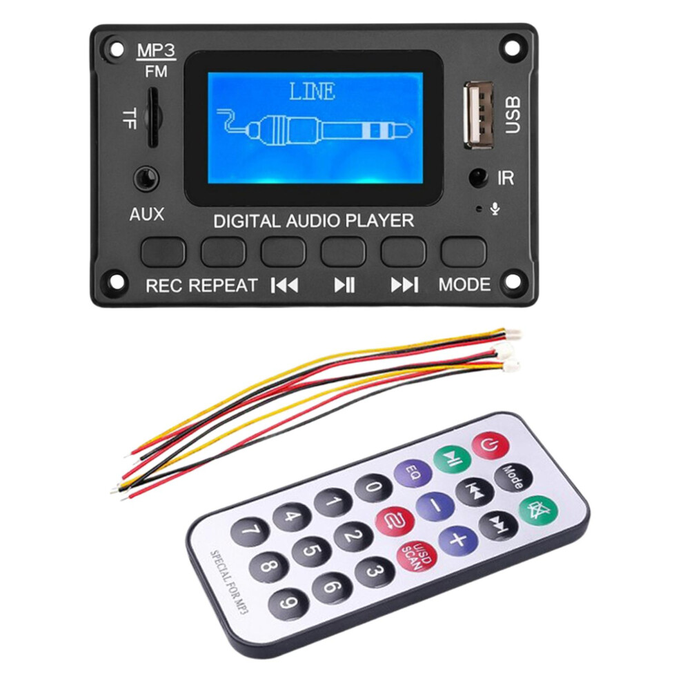 #2*40W Stereo Audio Amplifier Car Bluetooth Mp3 Decoder Board For Cars 6901423359475