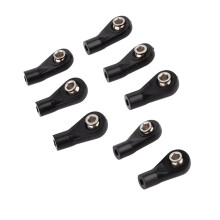 8x M3 Plastic Bent Rod End w/ Axial Width Balls for Axial SCX10 D90 1/