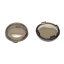 2 Piece Smoke Turn Signal Lens Cover for Sportster XL 883 1200 2002+