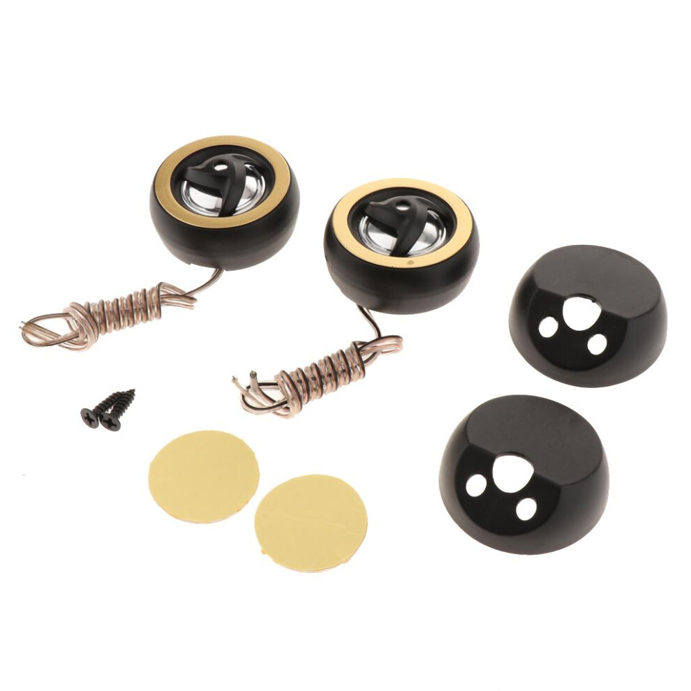Pair Of 25Mm Car Silk Dome Tweeter Speakers Treble Stereo Audio Loudsp 6901423364103