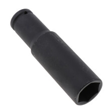 150mm Long 1/2 Drive 30mm Deep 6 Point Hex Socket Air Impact Wheel Wre