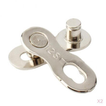 2 Pair Steel Bicycle Bike Chain Connector 12 Speed Chain Link Joint Si