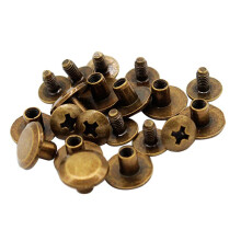 20 Pieces Chicago Screws Back Nail Rivets Studs for DIY Art Crafts 10x