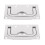 2 Piece Marine Stainless Steel Boat Hatch Latch Flush Lift Ring Pull H 1