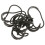 10x Zipper Pulls Cord Rope Ends Lock Zip Slider Replacement 65mm Black 2