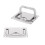 2 Piece Marine Stainless Steel Boat Hatch Latch Flush Lift Ring Pull H 3