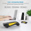 Bluetooth Barcode Scanner 2D Wireless and USB Wired Reader with Ergonomic Grip for Mobile Payment 2