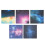 200 Sheets Double Sided Folding Space Pattern Paper for Kids Arts Crafts 5