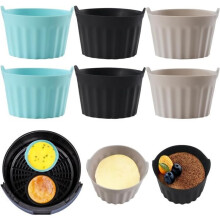 Silikonform – nicht spezifiziert – 6 Stück – hitzebeständig – spülmaschinenfest – multifunktional