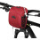 Bicycle Handlebar Bag - Unspecified - Red - Waterproof - 1680D Polyester - Multifunctional 1