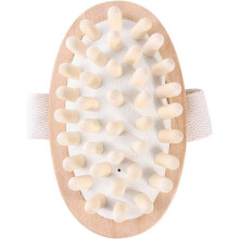 Massage Brush - Unspecified - Natural Wood - Anti-Cellulite - Portable - Soft Spikes