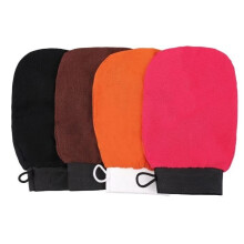 Exfoliating Gloves, Set of 4 Shower Gloves Scrub Deep Glove Horsehair Gloves Hammam Face Gloves for Removes Dead Skin Cells
