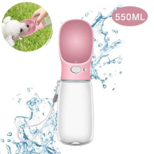 Portable Water Dispenser Water Bottle 550ml Water Bottle for Dog Puppy Cat Pets Outdoor Travel Kettle
