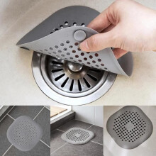 1pc grijze haarvanger haarstopper gootsteenzeefje filter doucheafvoerafdekkingen voor badkamer, bad en keuken