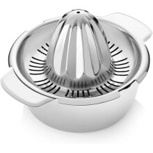 ANNEFLY 450ml Stainless Steel Manual Lemon Squeezer - Citrus Juicer for Lemons and Citrus Fruits