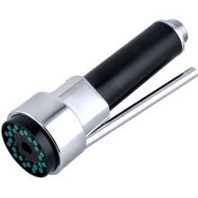 Shower Head Not specified Trigger Shower Head Black Chromeplated brass Antiscale