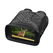 Night Vision Goggles IR Night Vision Binoculars 3Inch HD LCD 10X Optical Zoom Rechargeable Lithium Battery Black