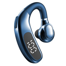 Bluetooth Handsfree Headset InEar Earpiece ENC Noise Cancelling Mic IPX5 Waterproof Wireless Ear Hook 30H Playtime
