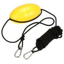 Watercraft Anchor Buoy 9.8m TearResistant Line  Sails Fishing Drift Anchor PVC Nylon Lightweight Compact(Yellow)