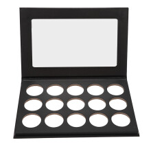 Natürliche Lidschattenpalette, magnetische Lidschattenpalette mit Spiegel, für individuelles Make-up und langanhaltende Formel, tragbar und geeignet
