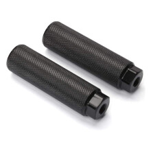 1 Pair Bike Pedal Mountain Bike Accessory Back Axle Footrest Lever Foot Lever Black 10X2.8CM