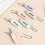 Scissors with Key Chain Foldable Scissors Telescopic Scissors Scissors Stainless Steel Cornel Powder 2