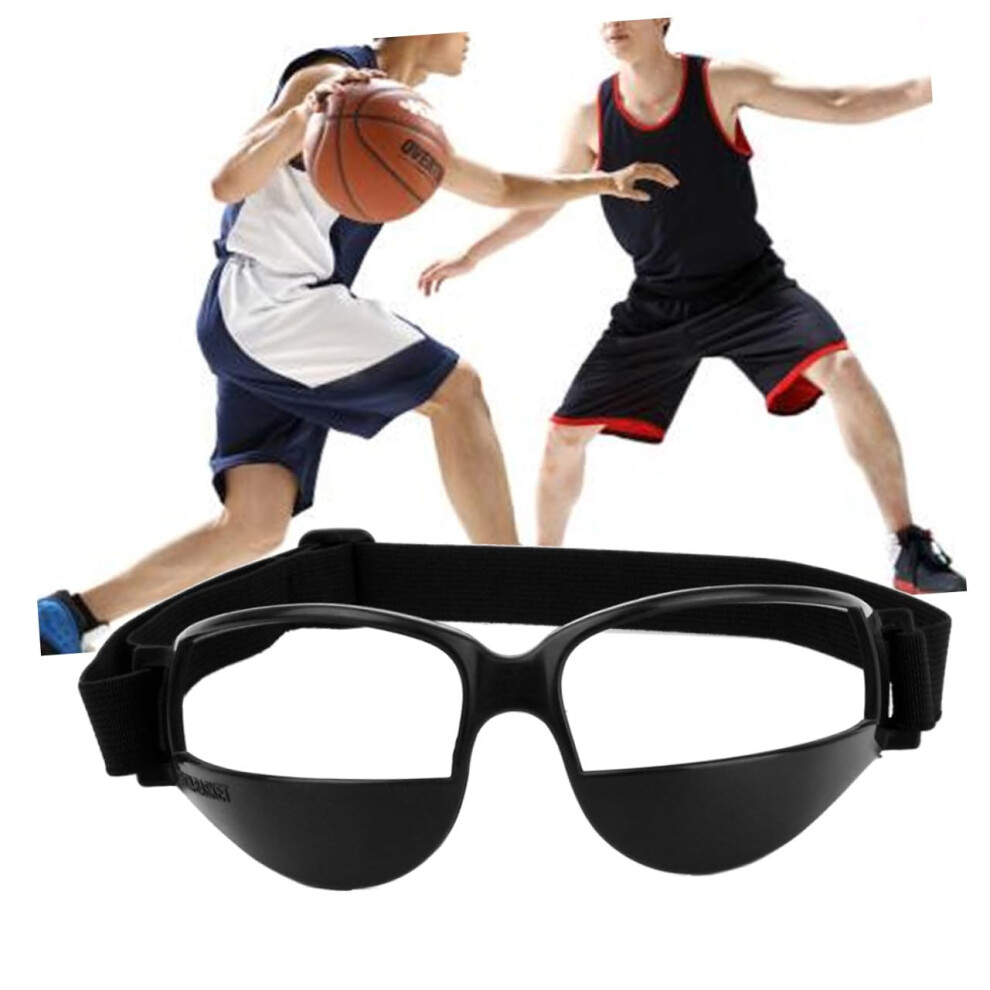 Basketball Training Glasses Antilowhead Dribble Aid Adjustable Soft Plastic Sports Goggles Black 9382693978929