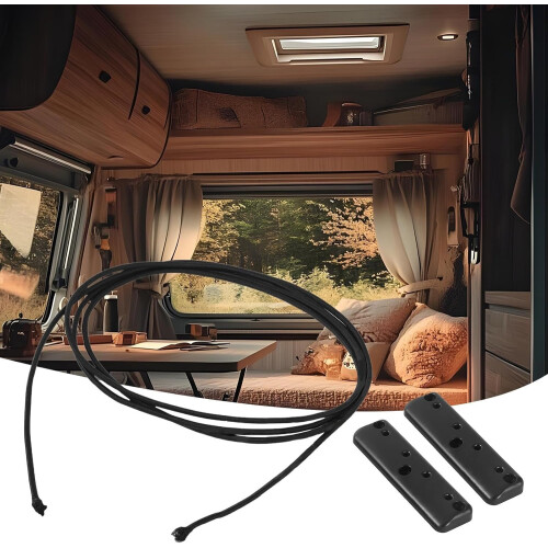 RV Cargo Net with FallResistant Design, Adjustable RV Storage Organizer for Road Trip Essentials 1