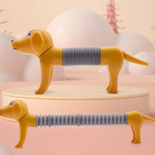 Hund Pop Tubes Stressabbau Spielzeug für Autismus Sensorik & Feinmotorik Grau