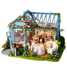Engaging Dollhouse Assembly Project with Detailed Manual for 14+