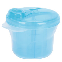 Baby-Nahrungs-Dispenser & Aufbewahrungsbox Doppelwandig Blau für Pulvermilch