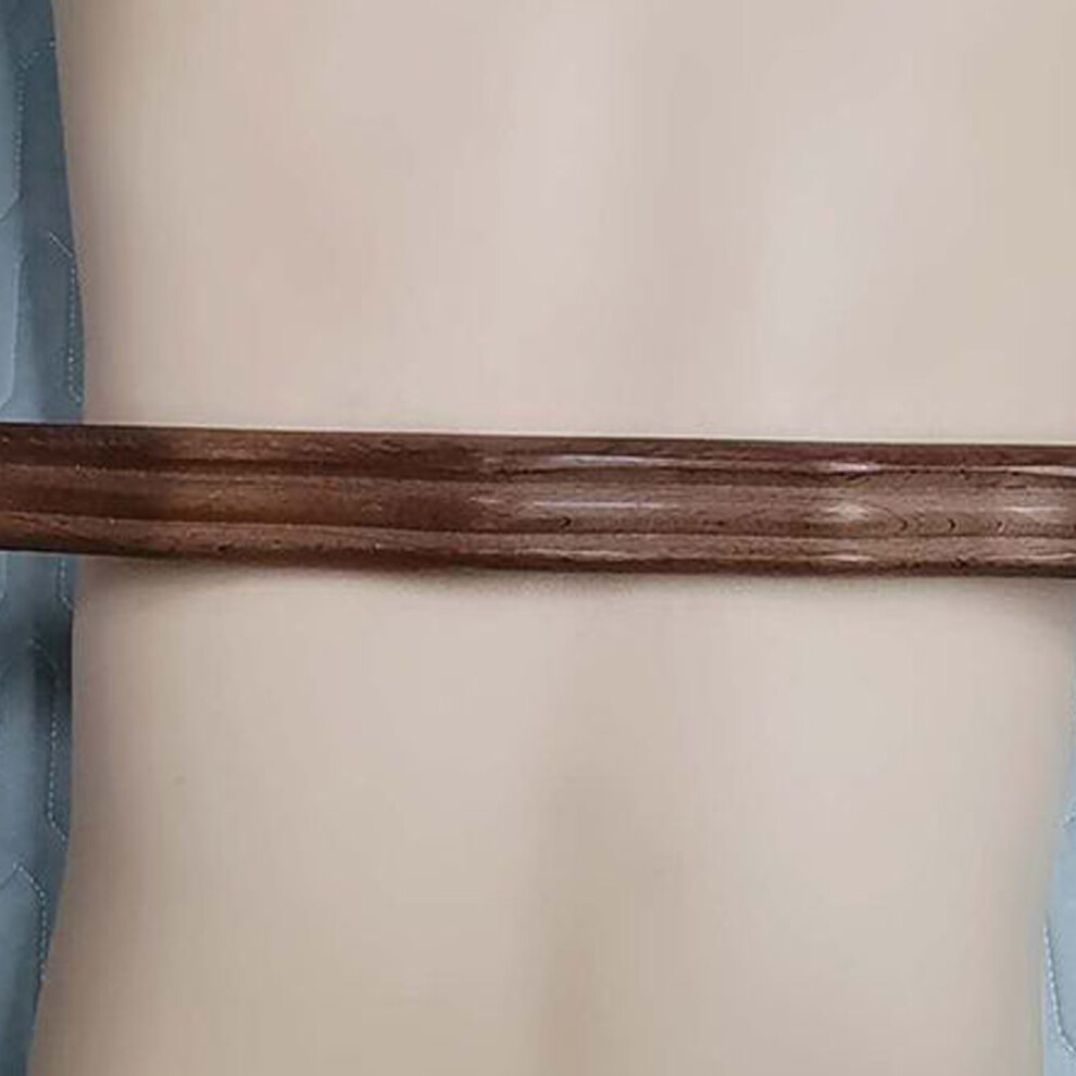 Ergonomic Carbonized Beech Wood Gua Sha Stick, 20.5in for Body Massage
