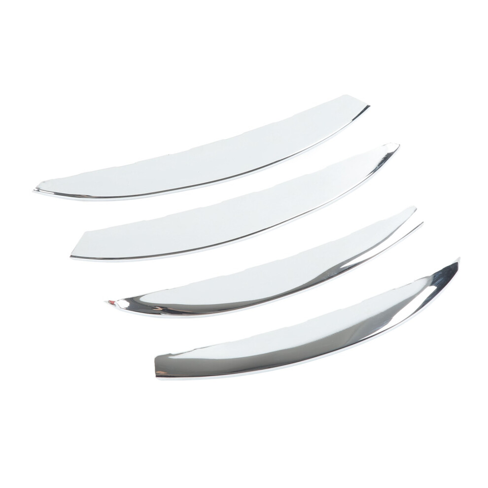 4 Pcs Front Fog Grill Eyelid Trim For CâClass W206 S206 Silver/Light 4131374130195