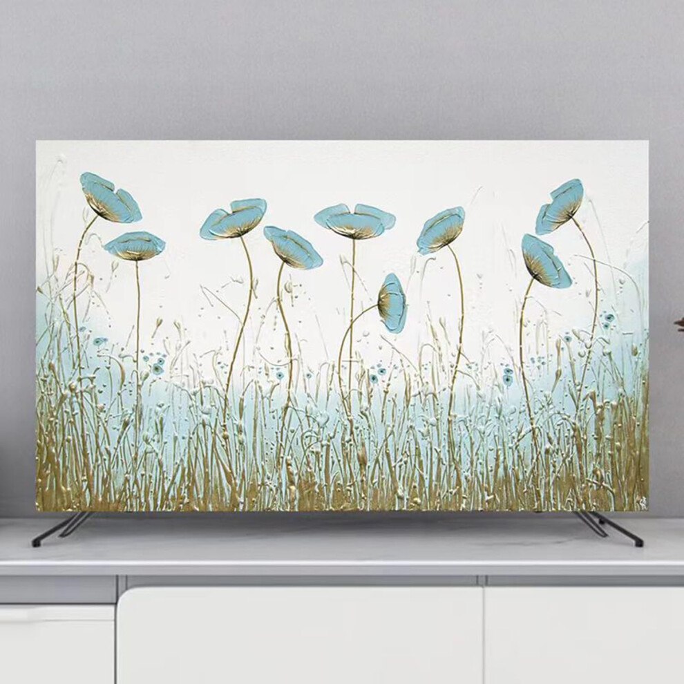Universal Tv Dust Cover 3280 Inch, Hd Art Printed Polyester, Dust Proof For Flat And Curved Screens 9382693979094