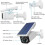 (As show, One size) Outdoor Waterproof Solar LED Security Camera with Motion Sensor 3