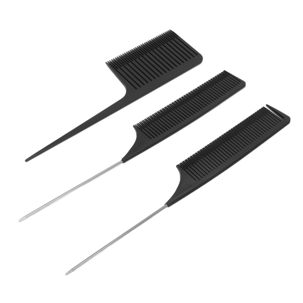 3-teiliges Hervorhebungskamm-Set mit spitzem