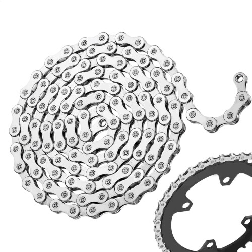 Bikes Chain  6/7/8 Speed, 116 Links, Efficient Power Transfer, Road Mountain Racing