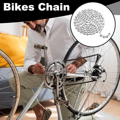 Bikes Chain  6/7/8 Speed, 116 Links, Efficient Power Transfer, Road Mountain Racing 2